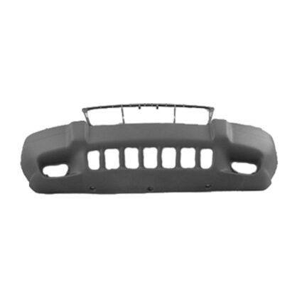 Bumper Cover Front To 8-1-01 w/Fog Lamps Dark Gray CAPA for Jeep Grand Cherokee Laredo Sport 1999–2003