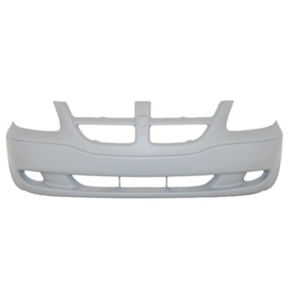 Bumper Cover Front Sport Pkg w/o Fog Lamps Primed for Dodge Caravan 2001–2004