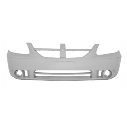 Bumper Cover Front w/Fog Lamps Primed CAPA for Dodge Grand Caravan 2005–2007