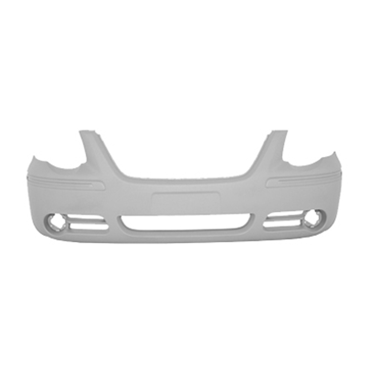 Bumper Cover Front w/Fog Lamps Primed CAPA for Chrysler Town & Country 2005–2007