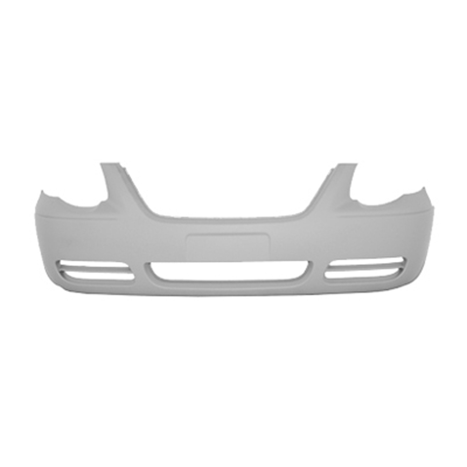 Bumper Cover Front w/o Fog Lamps Primed for Chrysler Town & Country 2005–2007