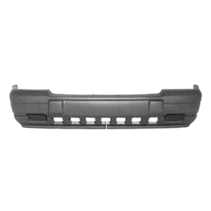 Bumper Cover Front w/Fog Lamps Textured Argent w/Fog Lamp Primed CAPA for Jeep Grand Cherokee Laredo 1996–1998
