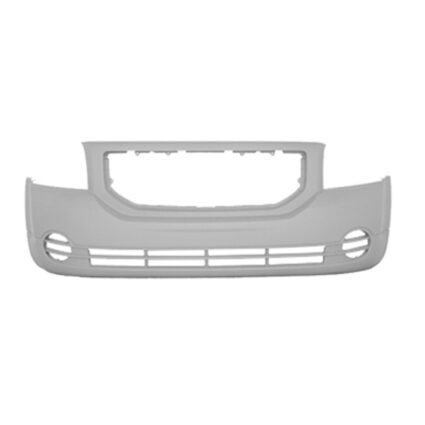 Bumper Cover Front w/o Fog Lamps w/o Foam Absorber Primed CAPA for Dodge Caliber SXT SE 2007–2012