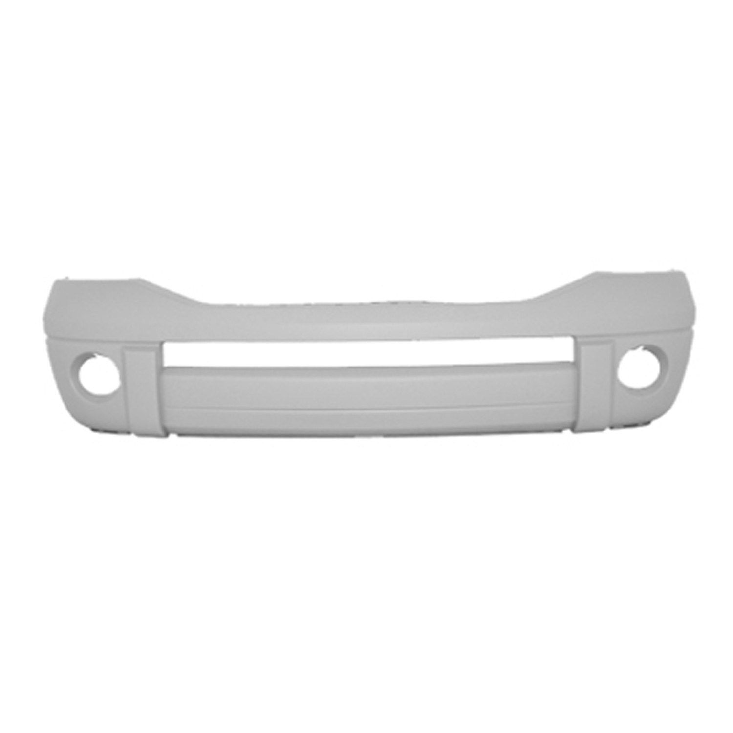 Bumper Cover Front NEW STYLE w/o Chrome Insert Primed CAPA for Dodge Ram 1500 Ram 2500 Ram 3500