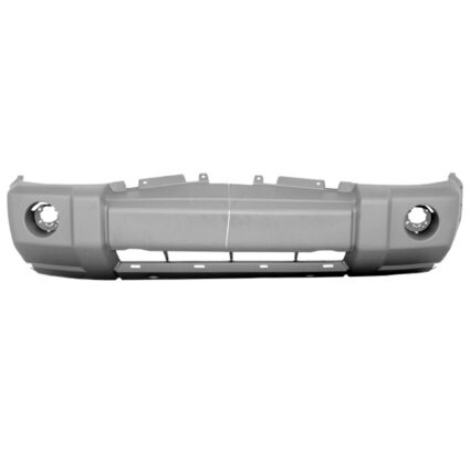 Bumper Cover Front w/Chrome Primed CAPA for Jeep Commander 2006–2010