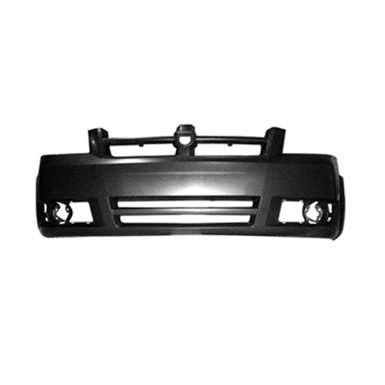 Bumper Cover Front w/o Headlamp Washer Requires Inserts w/Fog Lamps or w/o Fog Lamps Primed CAPA for Dodge Grand Caravan SE 2008–2010
