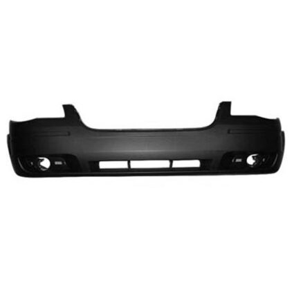 Bumper Cover Front w/Headlamp Washer w/o Chrome Insert Primed CAPA for Chrysler Town & Country 2008–2010