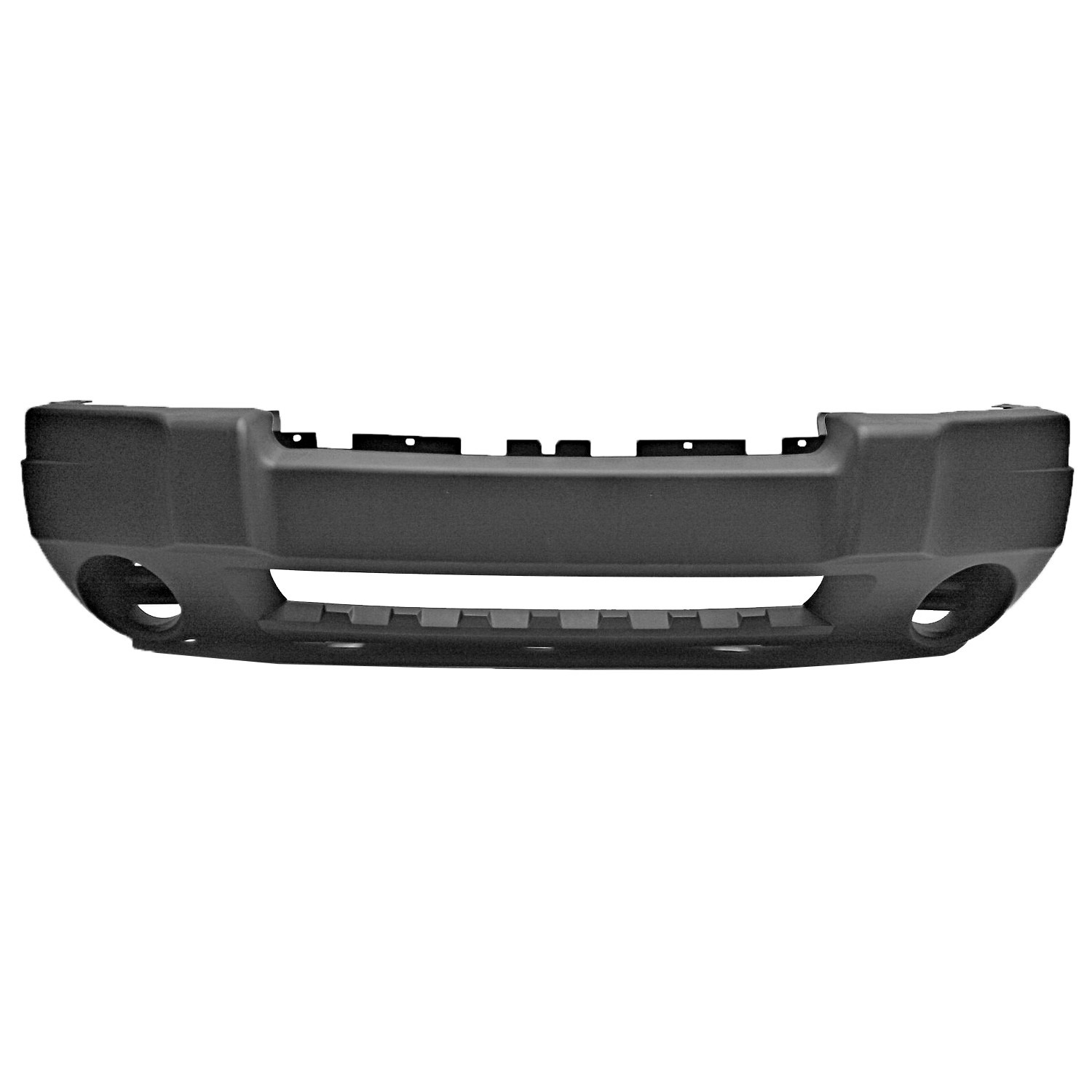 Bumper Cover Front w/o Fog Lamps Dark Gray Textured for Jeep Grand Cherokee Laredo 2004