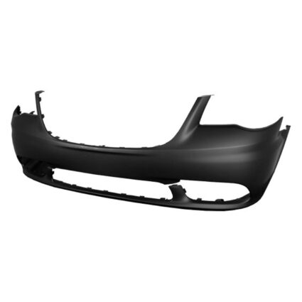 Bumper Cover Front w/o Headlamp Washer Primed CAPA for Chrysler Town & Country Limited Limited Platinum 2011–2016