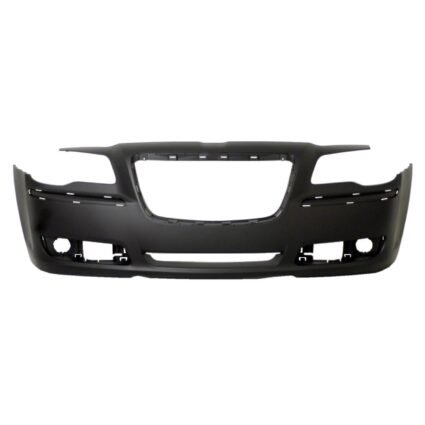Bumper Cover Front w/o Parking Sensor Primed CAPA for Chrysler 300 Sedan 2011–2014