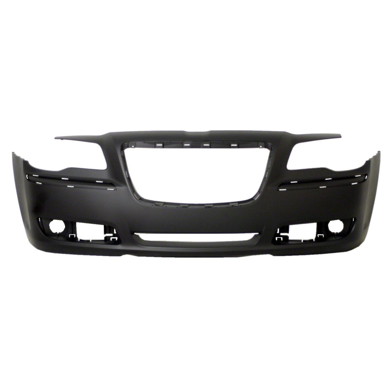 Bumper Cover Front w/o Parking Sensor Primed CAPA for Chrysler 300 Sedan 2011–2014