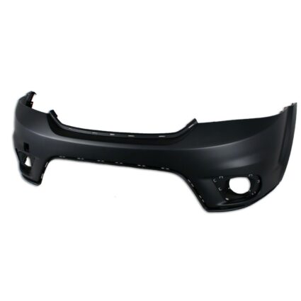 Bumper Cover Front w/Fascia w/Fog Lamps w/o Headlamp Washer Primed CAPA for Dodge Journey 2011–2016