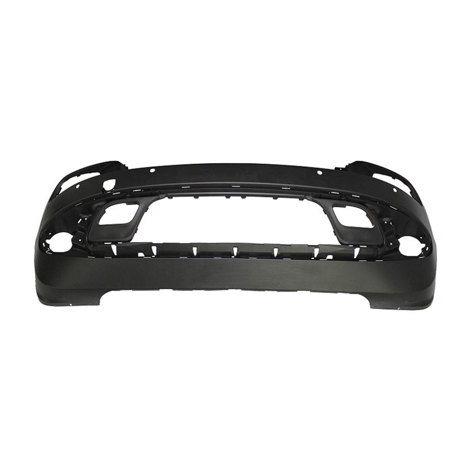 Bumper Cover Front w/Advanced Park Assist System Textured CAPA for Jeep Cherokee Trailhawk 2014–2018