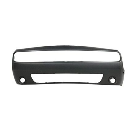 Bumper Cover Front w/o Wide Body Option w/o Fender Flares w/Fog Lamps Primed for Dodge Challenger 2015–2023