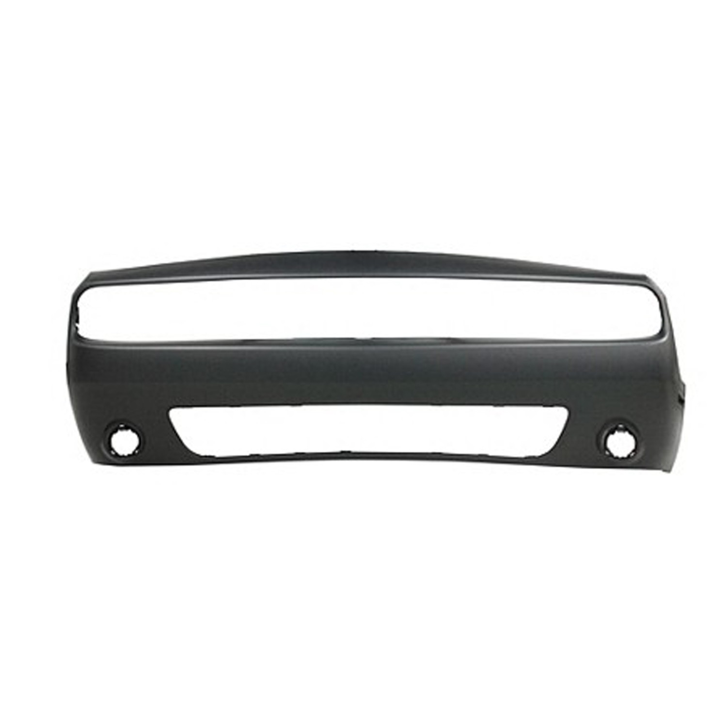 Bumper Cover Front w/o Wide Body Option w/o Fender Flares w/Fog Lamps Primed CAPA for Dodge Challenger 2015–2023