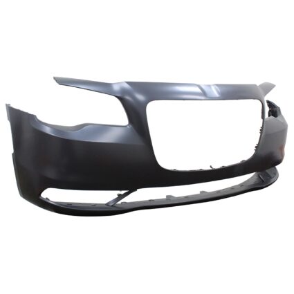 Bumper Cover Front w/o Parking Sensors Primed CAPA for Chrysler 300 S Limited C C Platinum Touring 3.6 Hemi Touring L 2015–2023