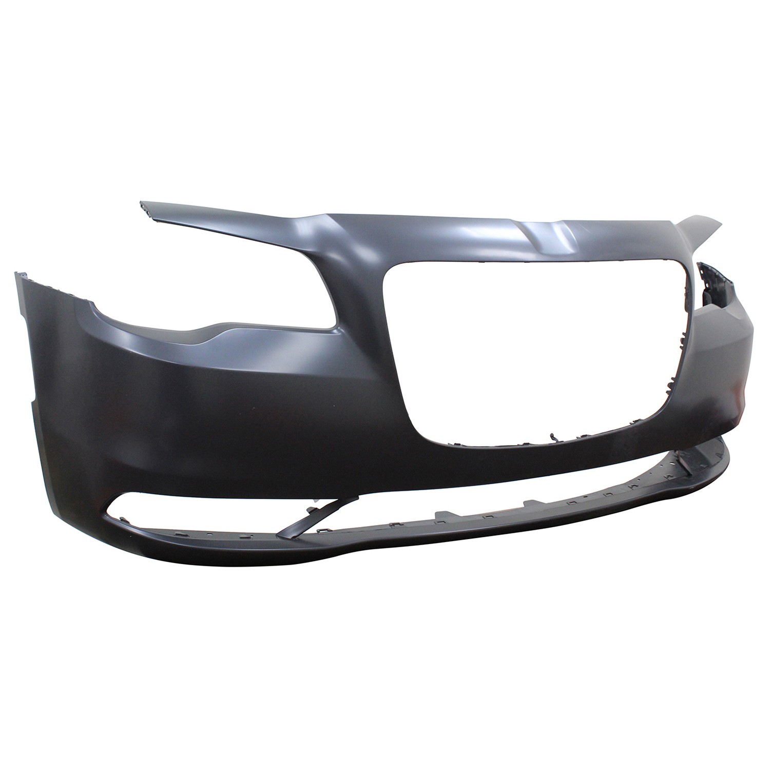 Bumper Cover Front w/o Parking Sensors Primed CAPA for Chrysler 300 S Limited C C Platinum Touring 3.6 Hemi Touring L 2015–2023