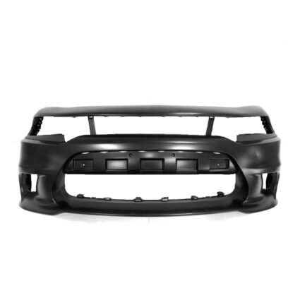 Bumper Cover Front w/Hood Scoop w/o Wide Body Option Primed CAPA for Dodge Charger 2015–2023