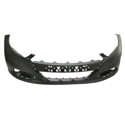 Bumper Cover Front w/o Tow Hook Hole Primed CAPA for Dodge Dart 2013–2016
