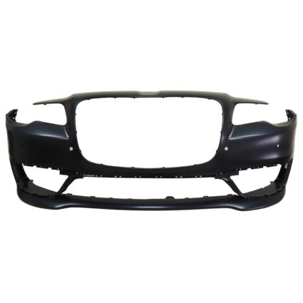 Bumper Cover Front w/Appearance Pkg w/Parking Sensors Type 1 6 Sensor Holes Primed for Chrysler 300 S 2017–2023
