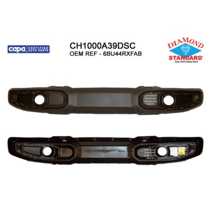 Bumper Cover Front Molded Bumper Molded CAPA for Jeep Wrangler Gladiator