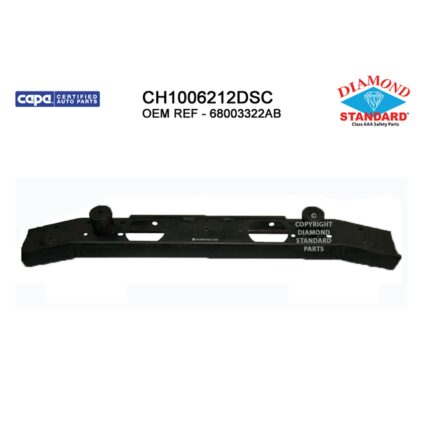 Bumper Cover Reinforcement Front CAPA for Jeep Wrangler Wrangler JK