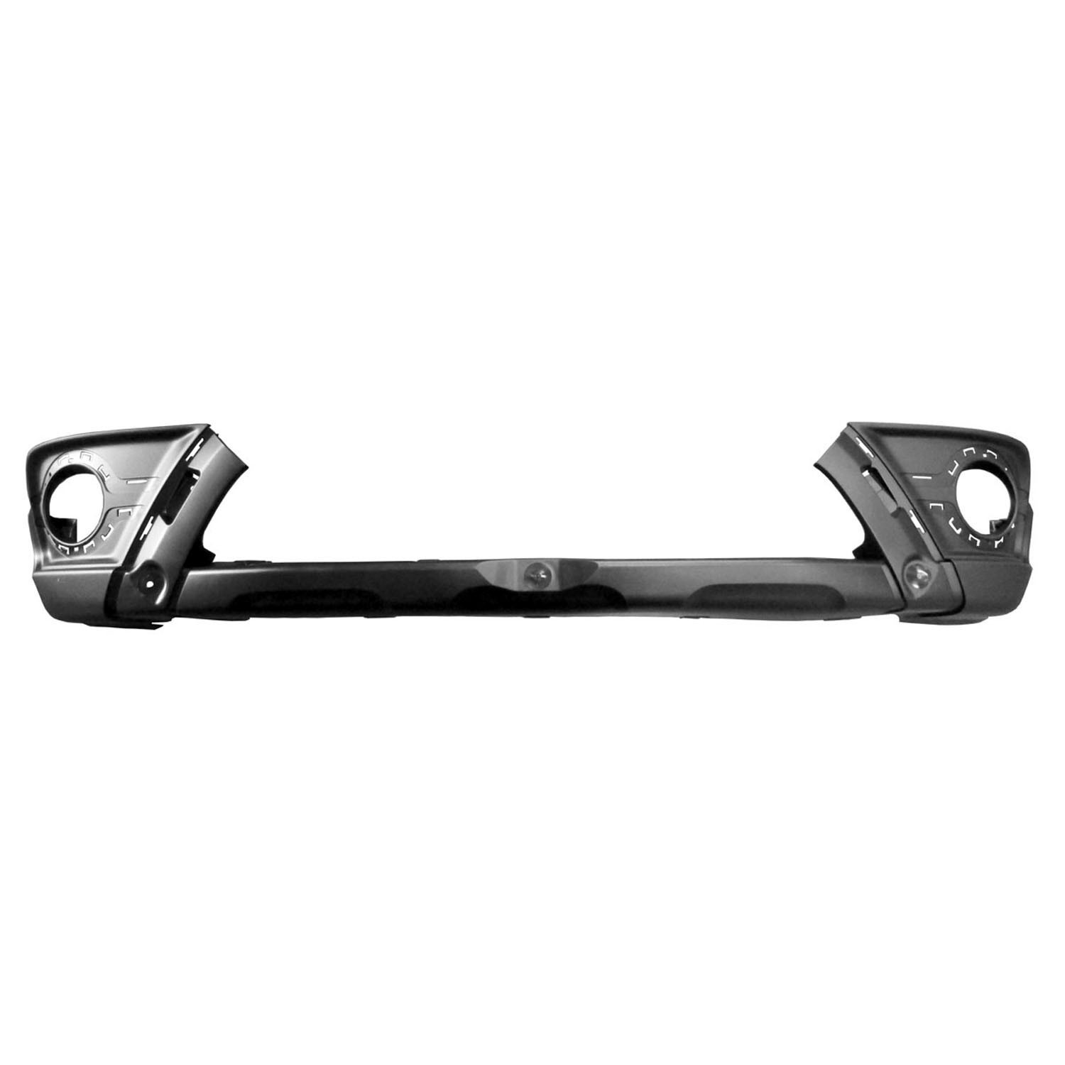 Bumper Cover Front Lower w/Fascia Type 1 Textured CAPA for Dodge Journey 2014–2020
