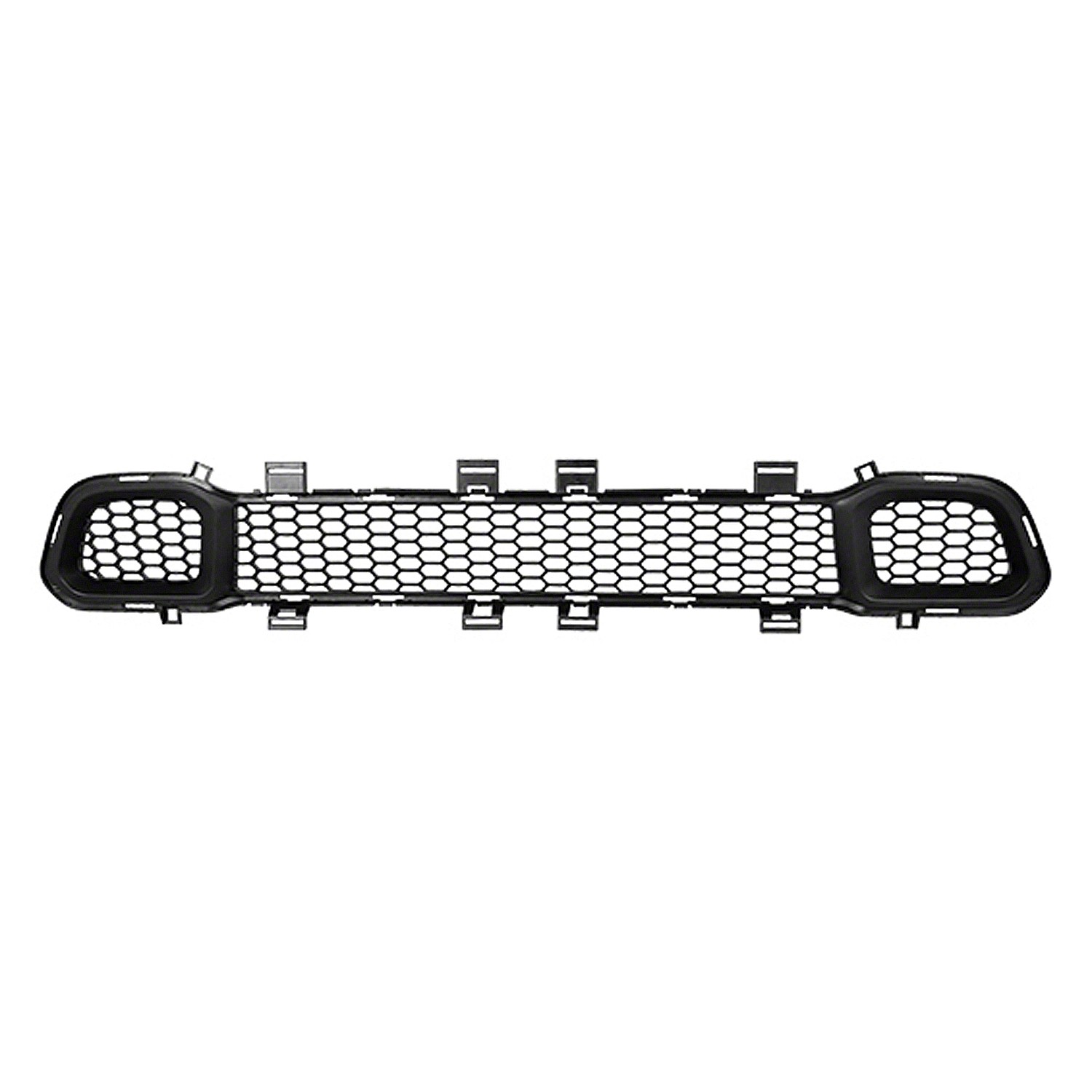 Bumper Cover Grille Front w/o Adaptive Cruise Control CAPA for Jeep Cherokee Limited Sport Limited Premium Latitude North Overland 75th Anniversary Limited Plus Altitude High Altitude Latitude Plus 2014–2018