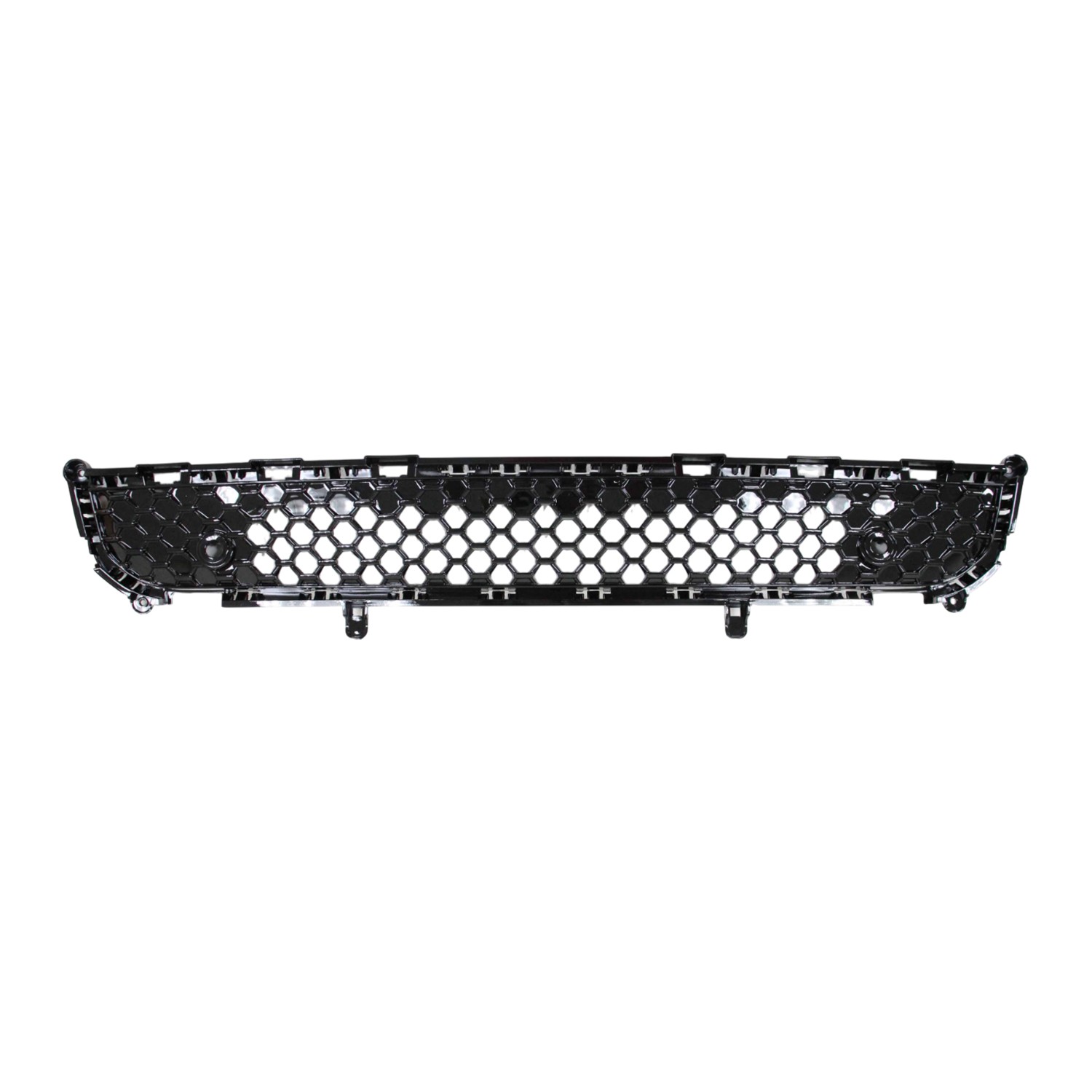 Bumper Cover Grille Front w/o Tow Hooks w/o Advanced Park Assist System Black Outline for Jeep Grand Cherokee L 2021–2024
