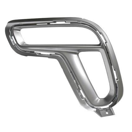Bumper Insert Front Left Fog Lamp Bezel w/Fog Lamps Satin Chrome for Dodge Durango 2021–2024