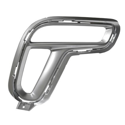 Bumper Insert Front Right Fog Lamp Bezel w/Fog Lamps Satin Chrome for Dodge Durango 2021–2024