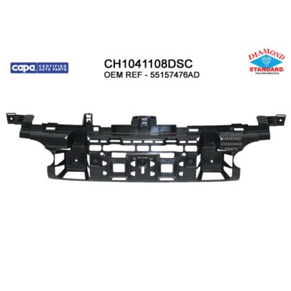 Bumper Cover Support Front Center CAPA for Jeep Grand Cherokee Limited Laredo Overland 2008–2010