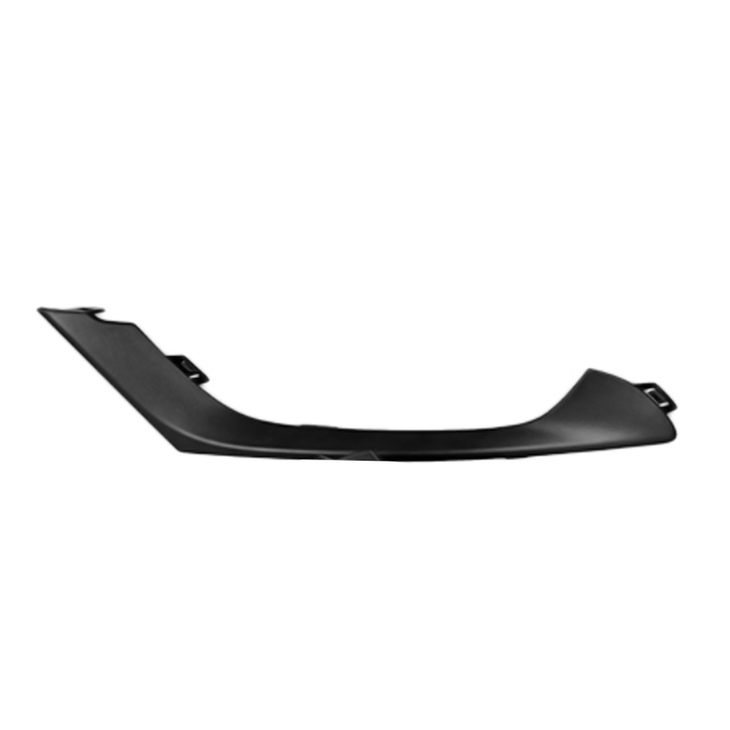 Bumper Cover Molding Front Left Fog Lamp Trim Applique Matte Black for Chrysler 200 2015–2017