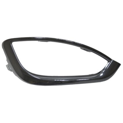 Bumper Cover Molding Front Right Fog Lamp Opening Trim w/Fog Lamps Black for Chrysler Pacifica 2017–2020