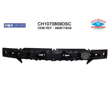 Bumper Impact Absorber Front CAPA for Dodge Charger 2006–2010