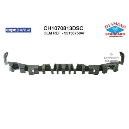 Bumper Impact Absorber Front Primed CAPA for Jeep Liberty 2005–2007