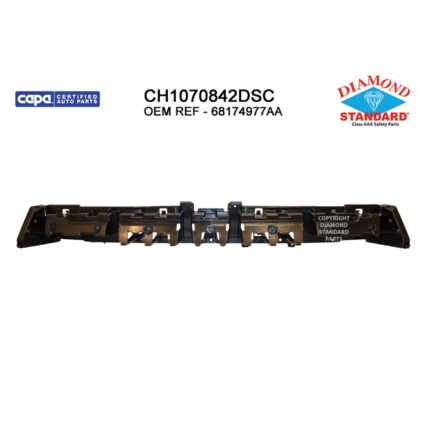 Bumper Impact Absorber Front w/Fog Lamps CAPA for Dodge Challenger 2015–2023