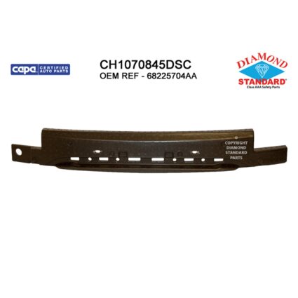 Bumper Impact Absorber Front w/Fascia Type 1 CAPA for Dodge Journey 2014–2020