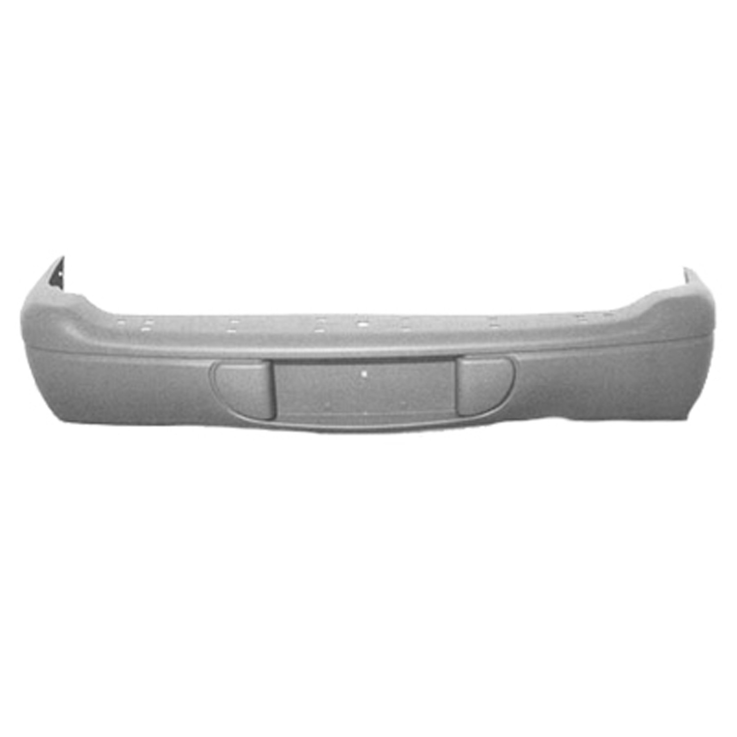 Bumper Cover Rear Requires New Step Pad Smooth Finish Primed CAPA for Dodge Durango 1998–2003