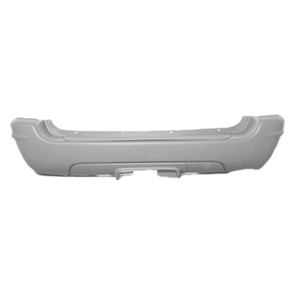 Bumper Cover Rear w/Hitch Bezel Primed for Jeep Grand Cherokee Limited Overland 1999–2004