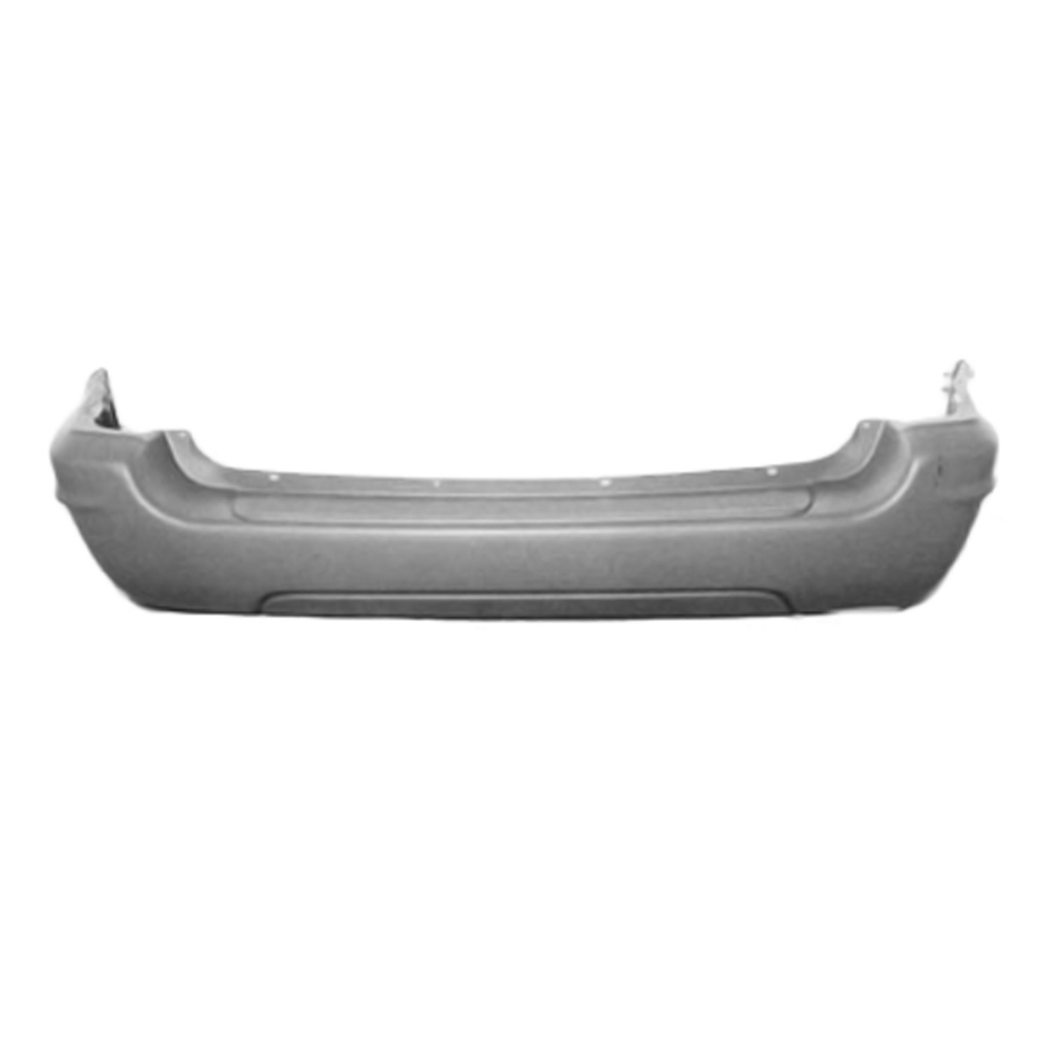Bumper Cover Rear w/o Hitch Bezel Primed for Jeep Grand Cherokee Limited Overland 1999–2004