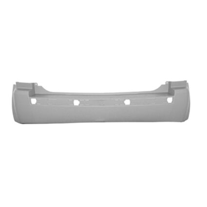 Bumper Cover Rear w/Chrome Strip w/o Hitch Primed CAPA for Jeep Grand Cherokee Limited S Limited 2005–2010