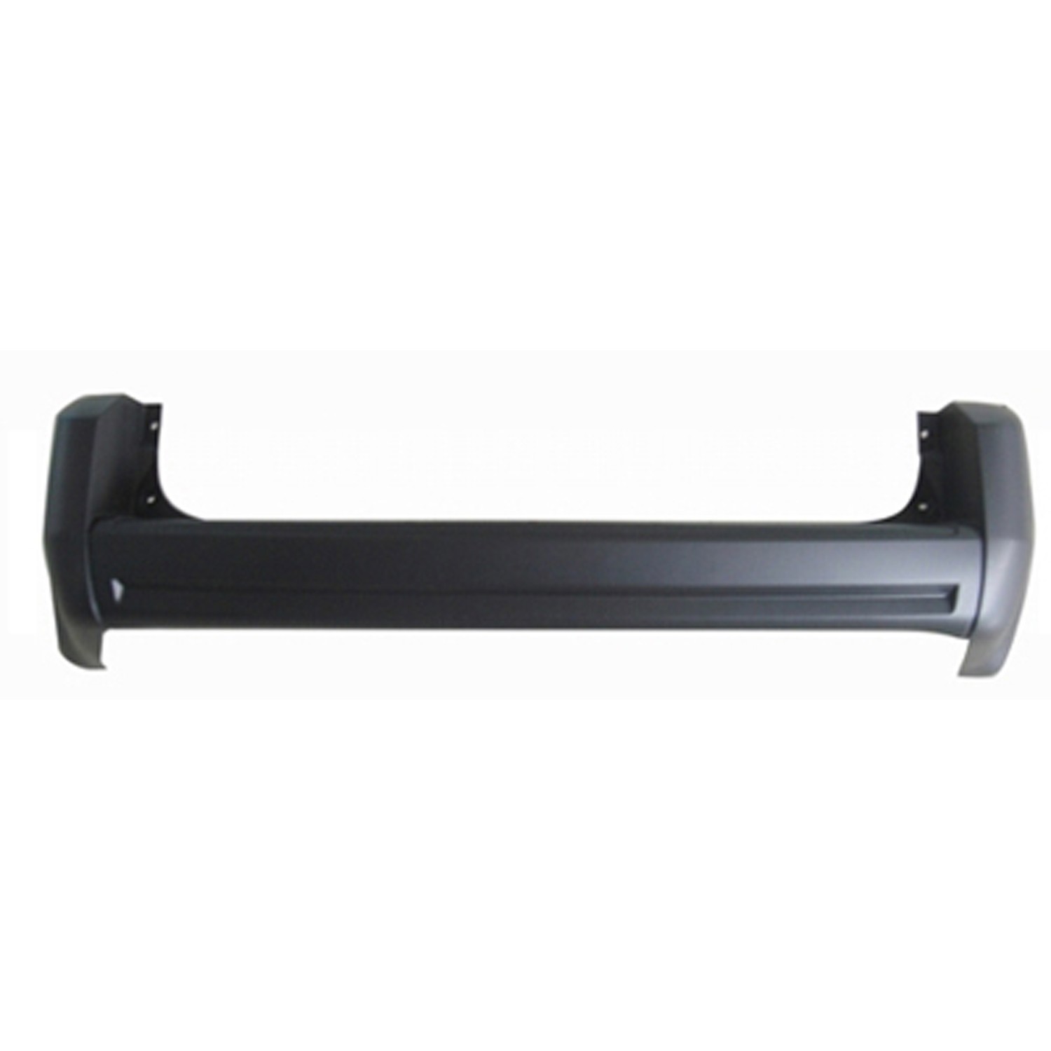 Bumper Cover Rear w/o Parking Sensor w/Chrome Insert Primed CAPA for Dodge Grand Caravan 2008–2010