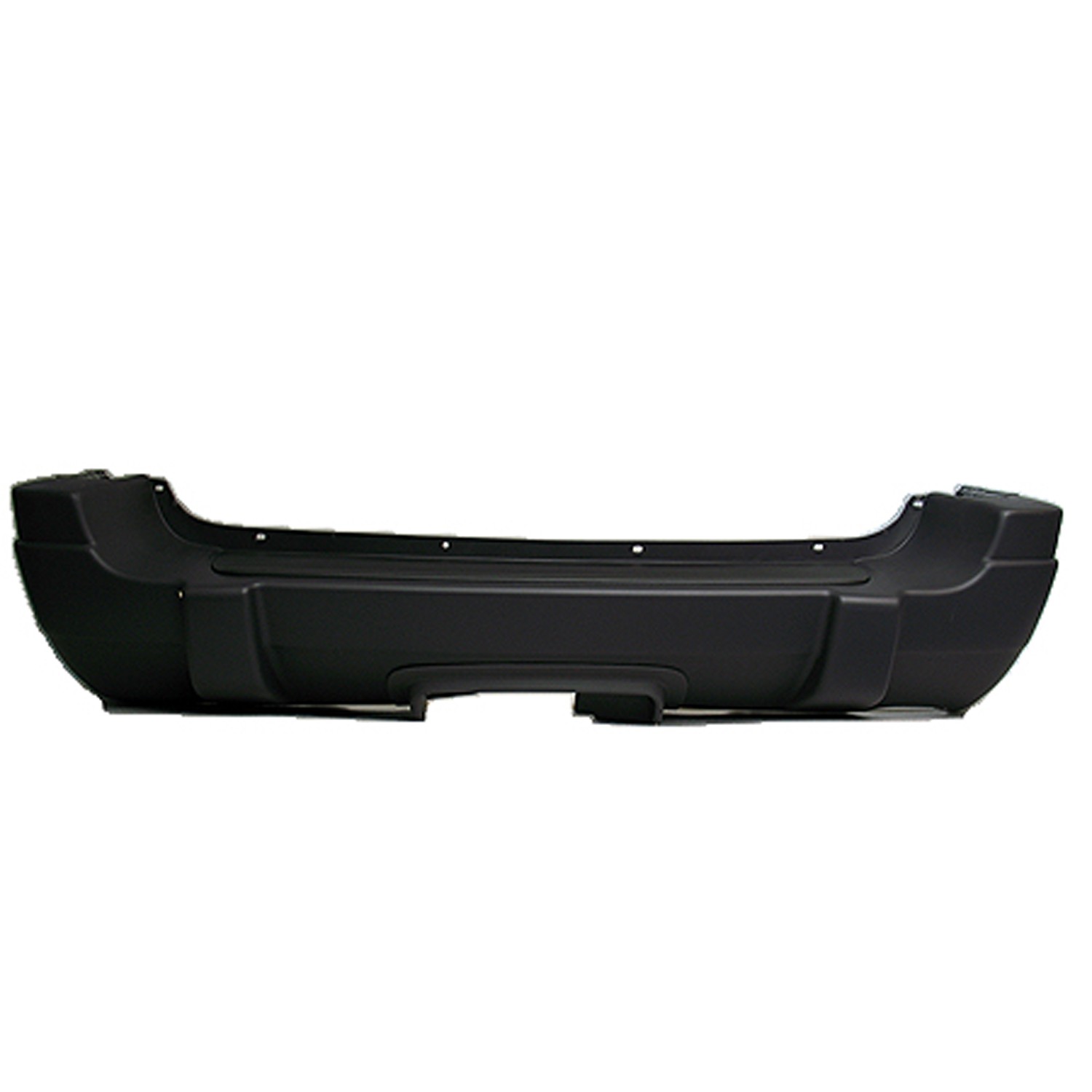 Bumper Cover Rear w/Hitch Bezel Dark Gray for Jeep Grand Cherokee Laredo 2003–2004