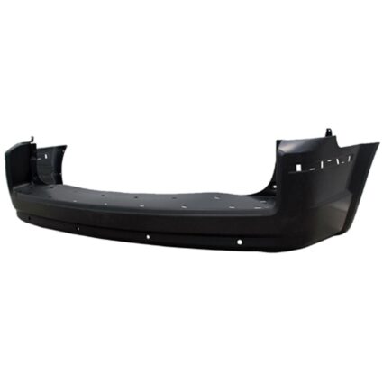 Bumper Cover Rear w/Parking Sensor w/Chrome Insert Primed CAPA for Chrysler Town & Country 2008–2010