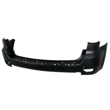 Bumper Cover Rear w/Parking Sensor w/o Blind Spot Detection w/o Chrome Trim Primed CAPA for Jeep Grand Cherokee 2011–2015