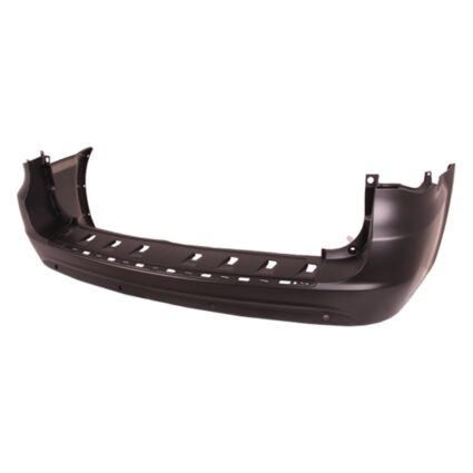 Bumper Cover Rear w/Blind Spot Sensor Primed CAPA for Chrysler Town & Country 2011–2016