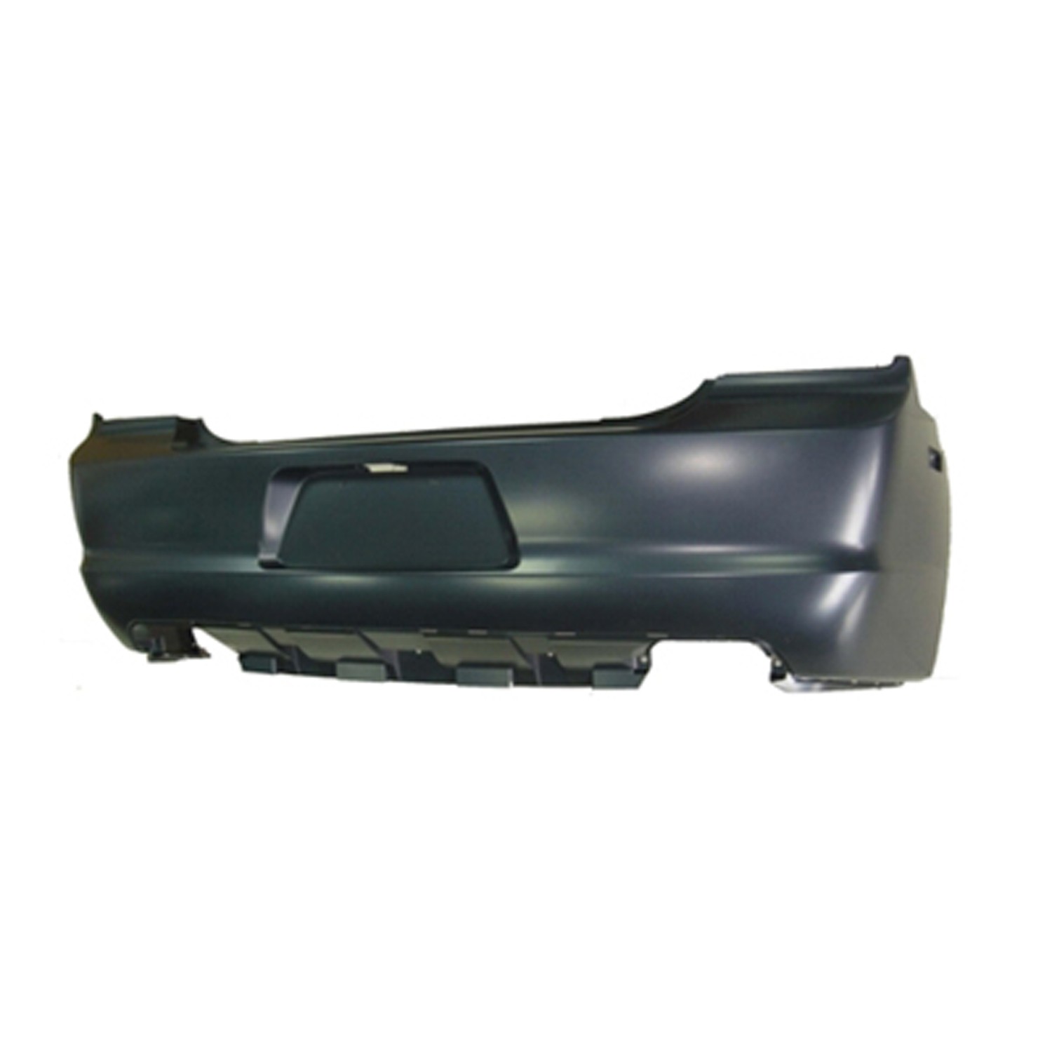 Bumper Cover Rear w/o Parking Sensor Primed CAPA for Dodge Charger 2011–2014