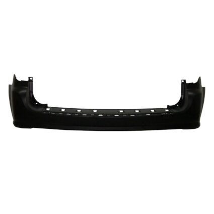 Bumper Cover Rear w/o Parking Sensors w/o Blind Spot Sensor Primed CAPA for Dodge Grand Caravan 2011–2020