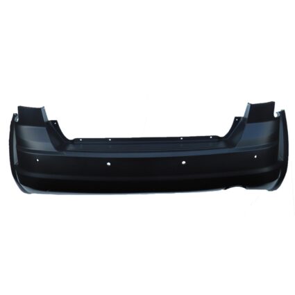 Bumper Cover Rear w/o Fascia 1 Pcs w/Parking Sensor Single Exhaust Primed for Dodge Journey 2011–2020